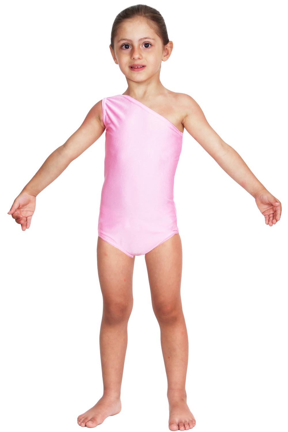 BODY DANZA LYCRA MONOSPALLA ROSA BABY